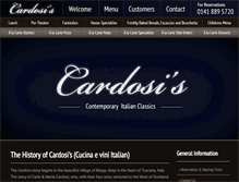 Tablet Screenshot of cardosis.com